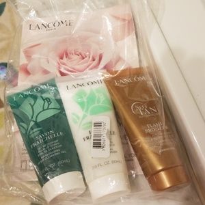 Set of Lancome Body Gel, Moisturizer and Bronzer